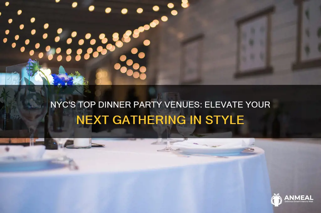 where to have a dinner party in nyc