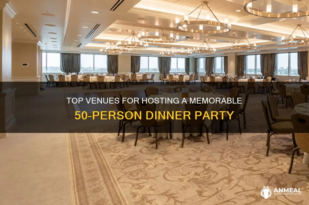 where to have a dinner party with 50 people