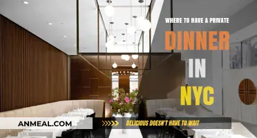 Exclusive NYC Dining: Top Spots for Private Dinners in the City