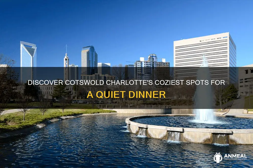 where to have a quiet dinner in cotswold charlotte