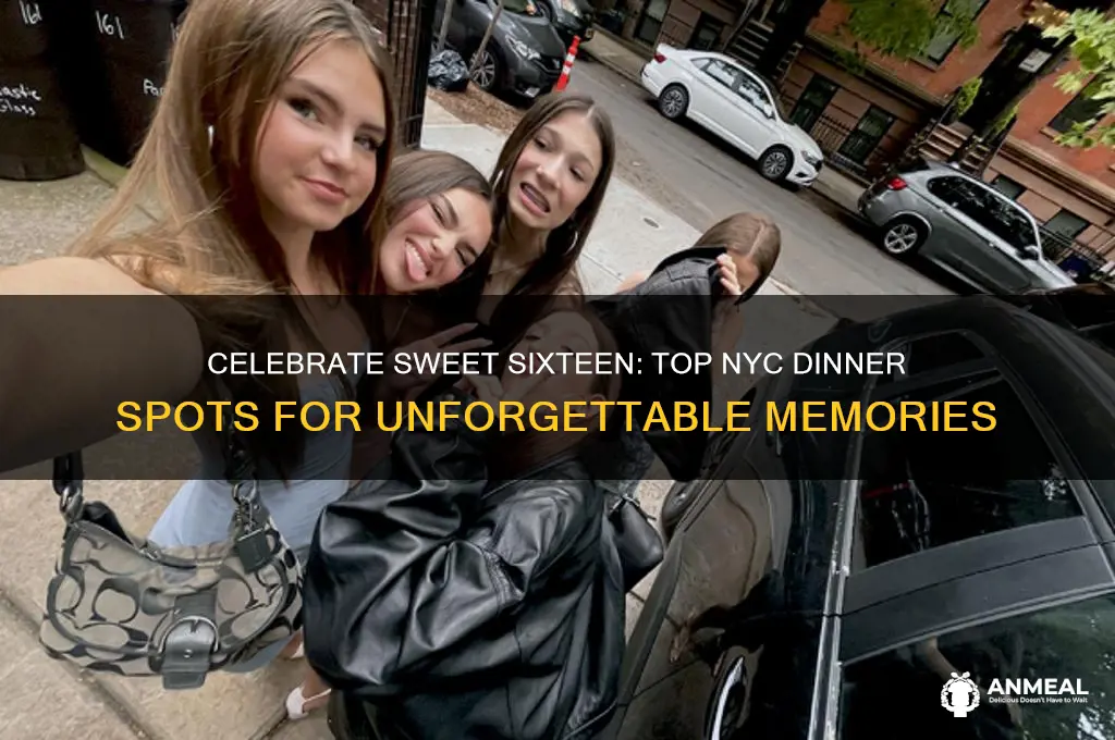 where to have a sweet sixteen dinner nyc
