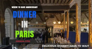 Romantic Anniversary Dinner Spots in Paris: Top Restaurants to Celebrate