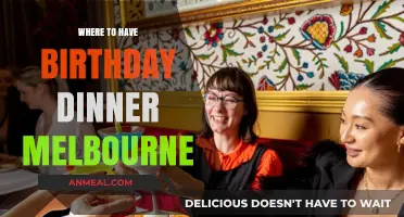 Melbourne's Best Birthday Dinner Spots: Celebrate in Style and Flavor