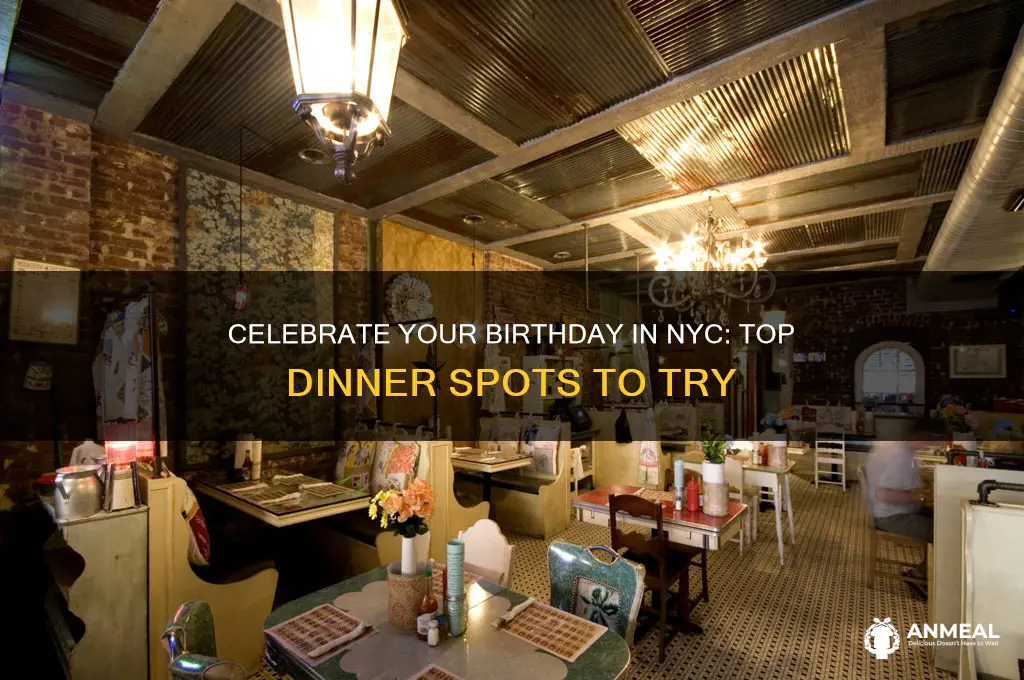 where to have birthday dinner nyc