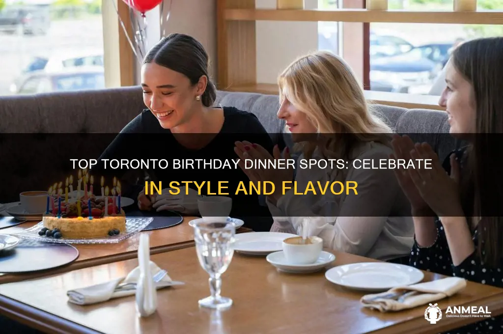where to have birthday dinner toronto