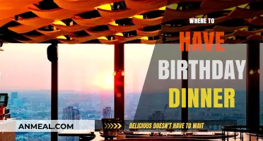 Celebrate Your Special Day: Top Spots for Birthday Dinner