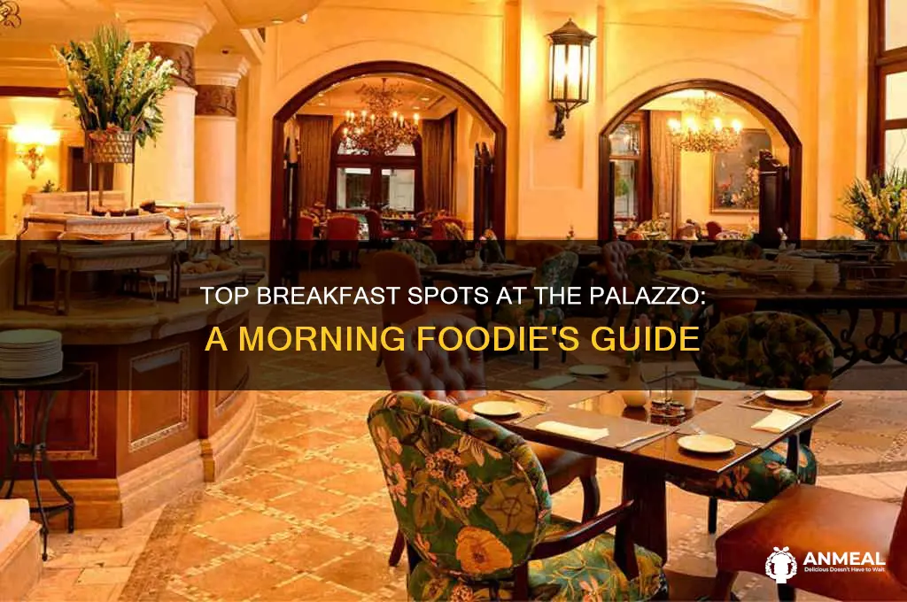 where to have breakfast at the palazzo