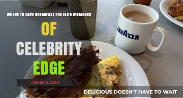 Exclusive Breakfast Spots for Celebrity Edge Elite Members
