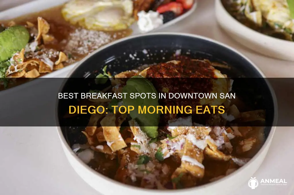 where to have breakfast in downtown san diego