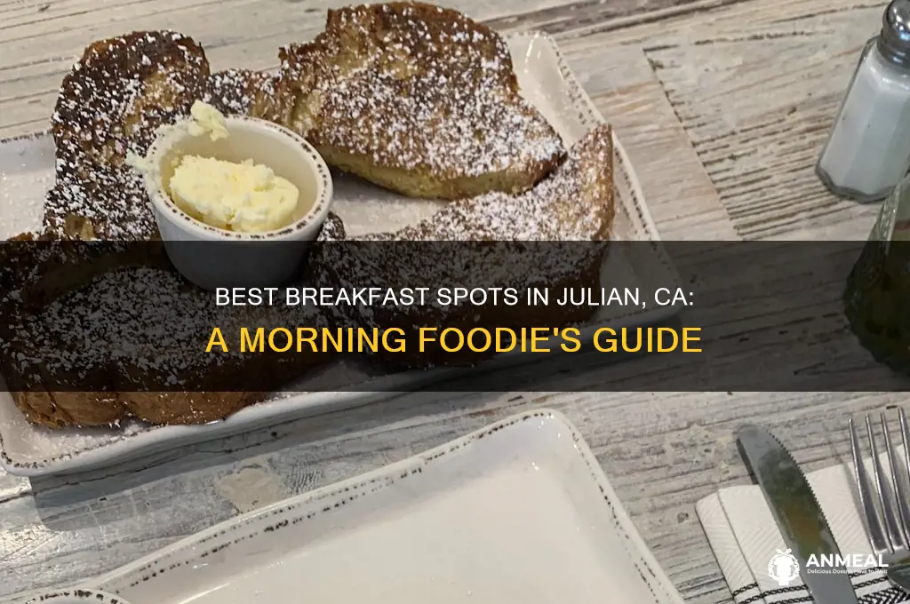 where to have breakfast in julian ca