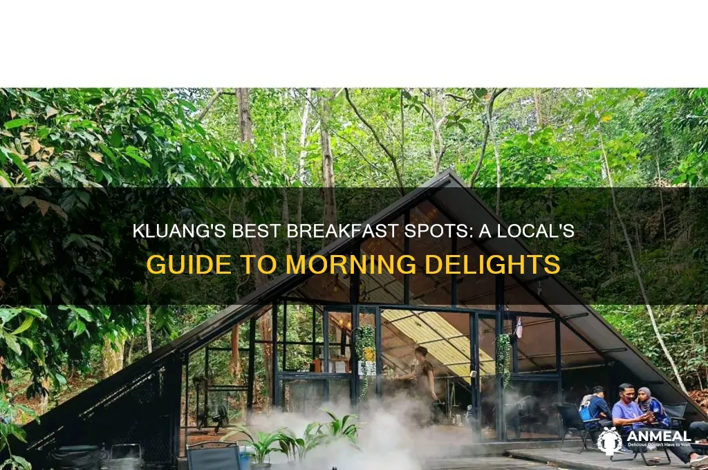 where to have breakfast in kluang