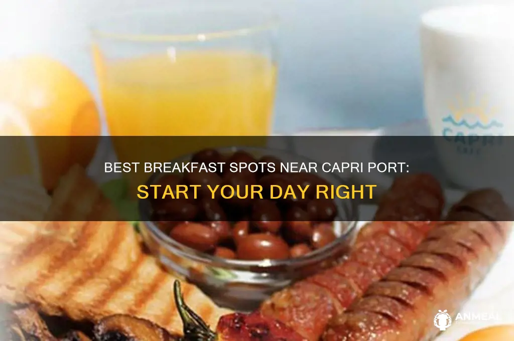 where to have breakfast near capri port