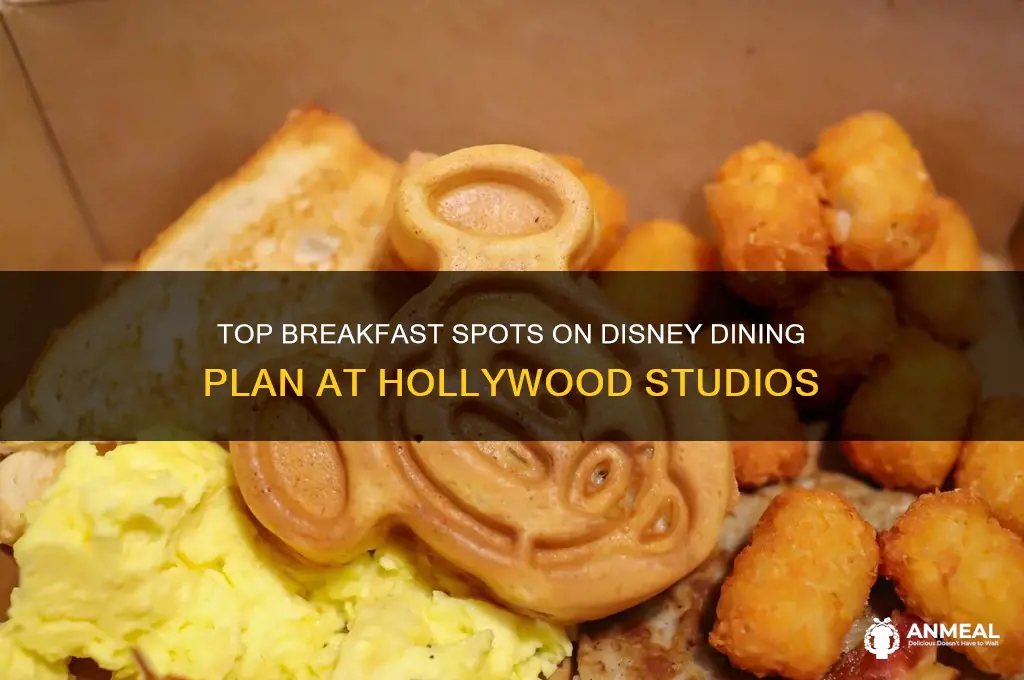 where to have breakfast on ddp at hollywood studios
