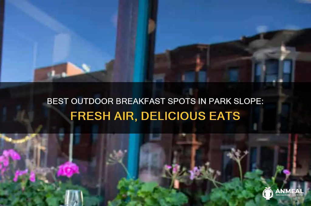 where to have breakfast outdoors in park slope