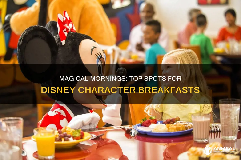 where to have breakfast with disney characters