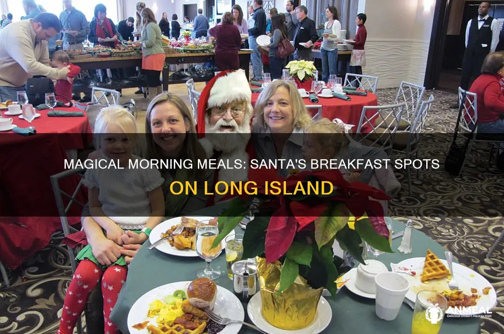 where to have breakfast with santa on long island