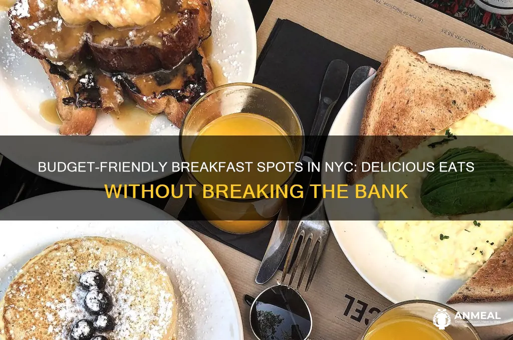 where to have cheap breakfast in new york