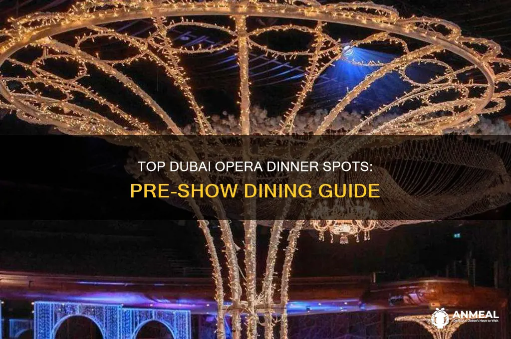 where to have dinner before dubai opera