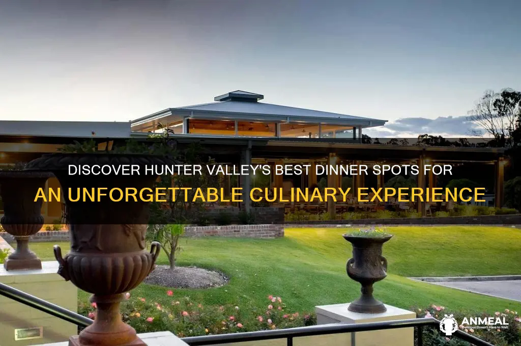 where to have dinner hunter valley
