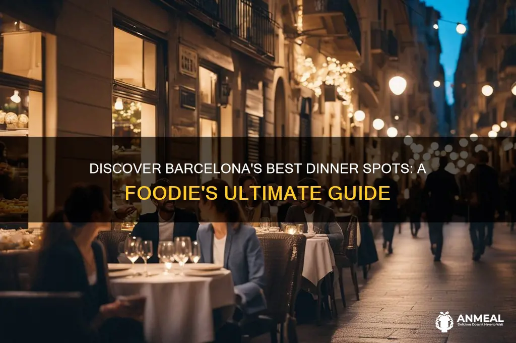 where to have dinner in barcelona