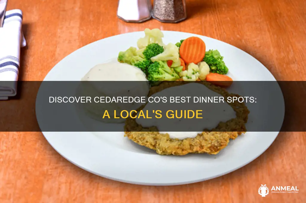 where to have dinner in cedaredge co