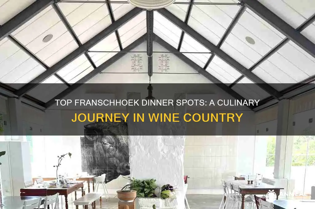 where to have dinner in franschhoek