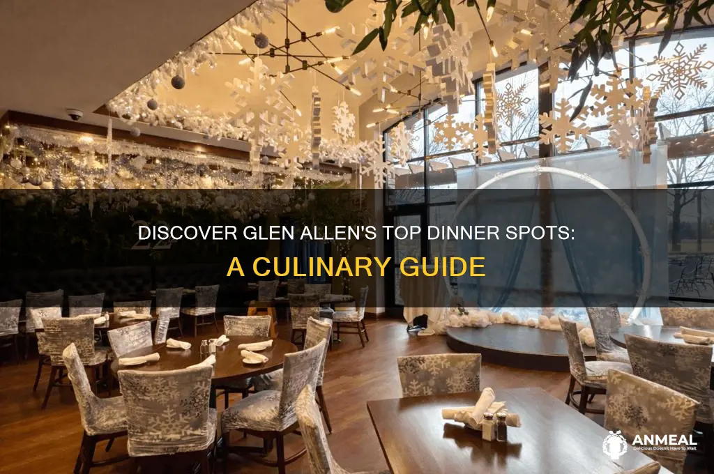 where to have dinner in glen alen ca