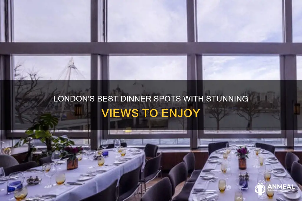 where to have dinner in london with a view