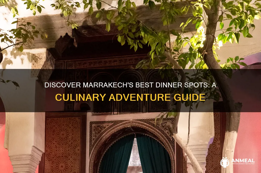 where to have dinner in marrakech