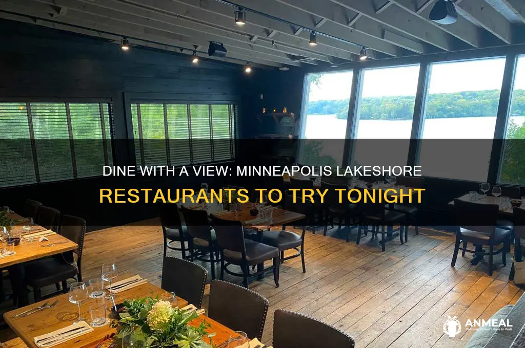 where to have dinner in minneapolis and view the lakes