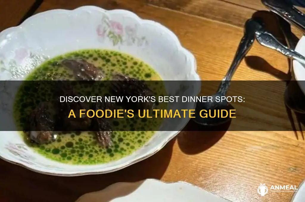 where to have dinner in new york