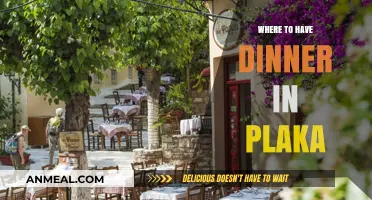Discover Plaka's Best Dinner Spots: A Culinary Journey in Athens