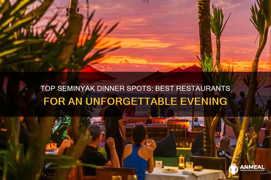 where to have dinner in seminyak