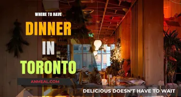Toronto's Top Dinner Spots: A Foodie's Guide to the City