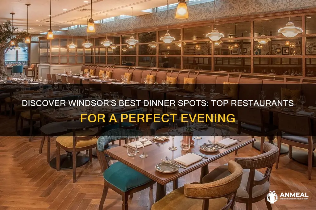 where to have dinner in windsor