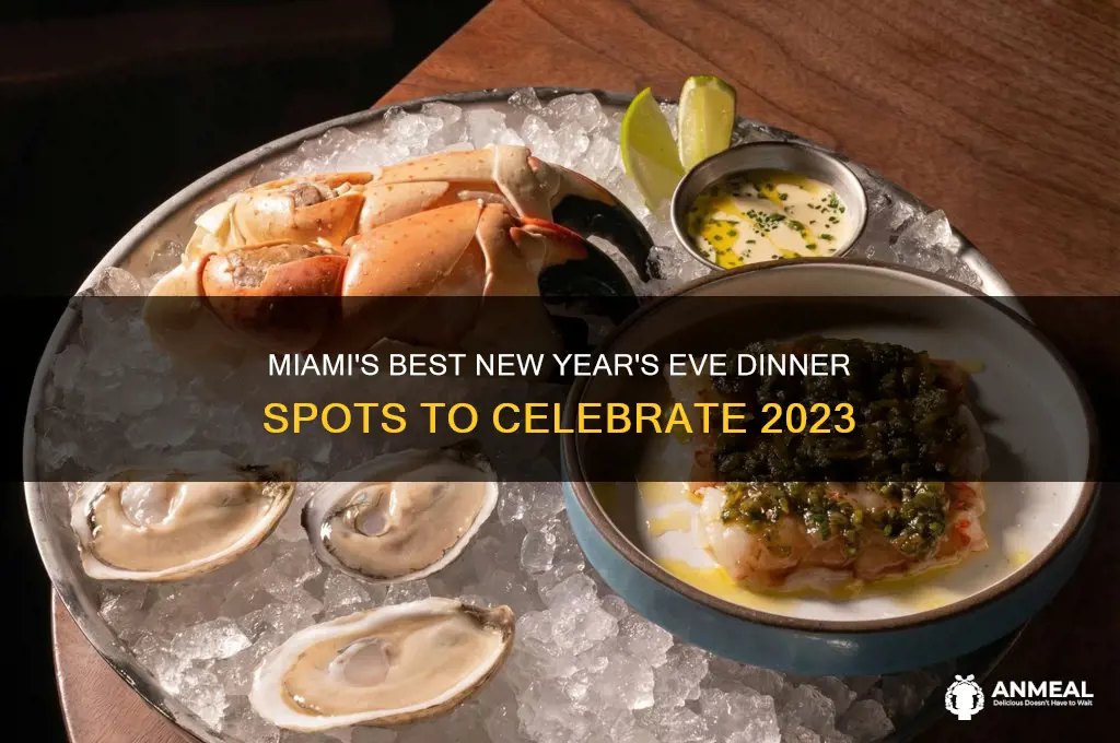 where to have dinner n new years eve in miami