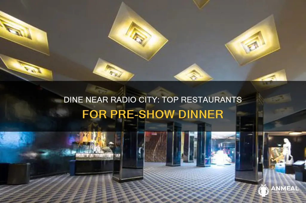 where to have dinner near radio city music hall