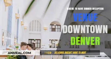Top Downtown Denver Dinner Reception Venues for Your Special Event