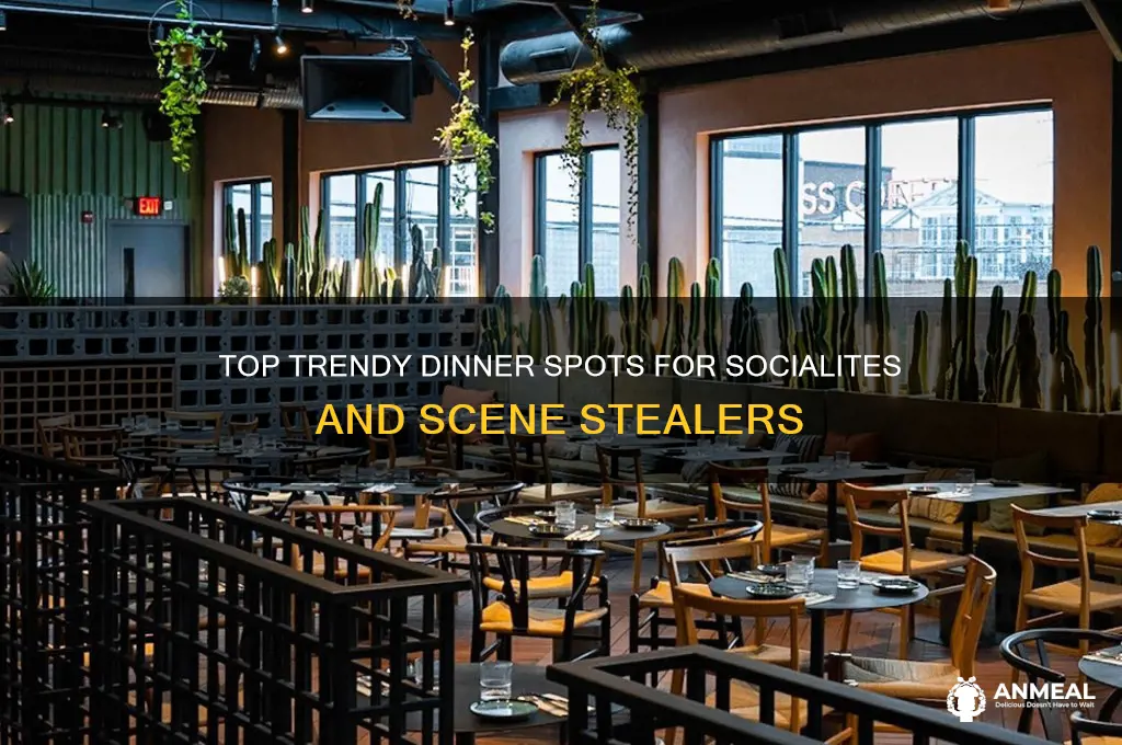 where to have dinner to see and be seen