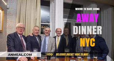 Top NYC Spots for Memorable Going Away Dinner Celebrations