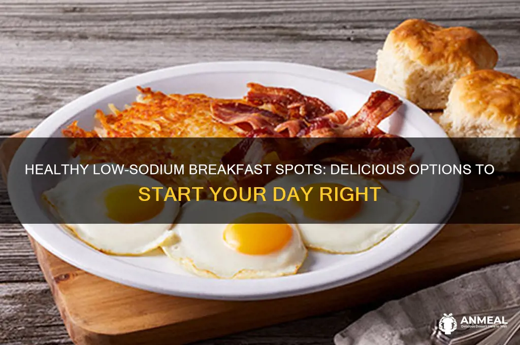 where to have low sodium breakfast
