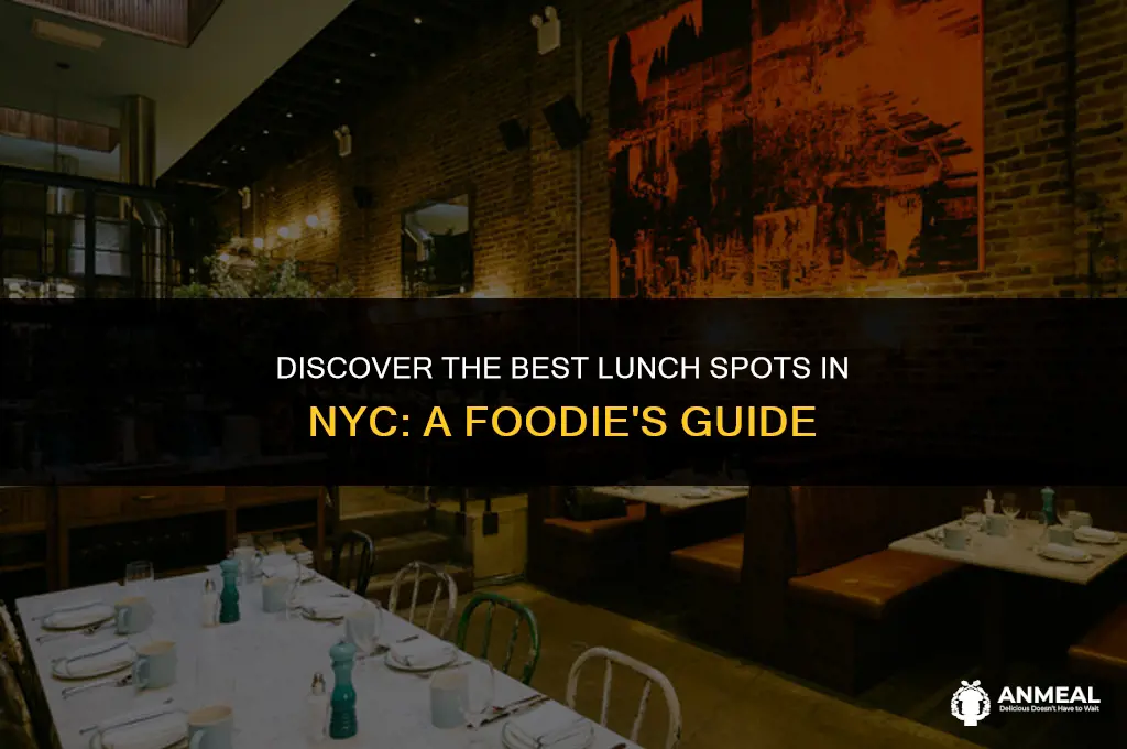 where to have lunch in nyc