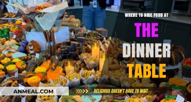 Clever Food Hiding Spots: Mastering the Art of Discreet Dinner Table Stashing