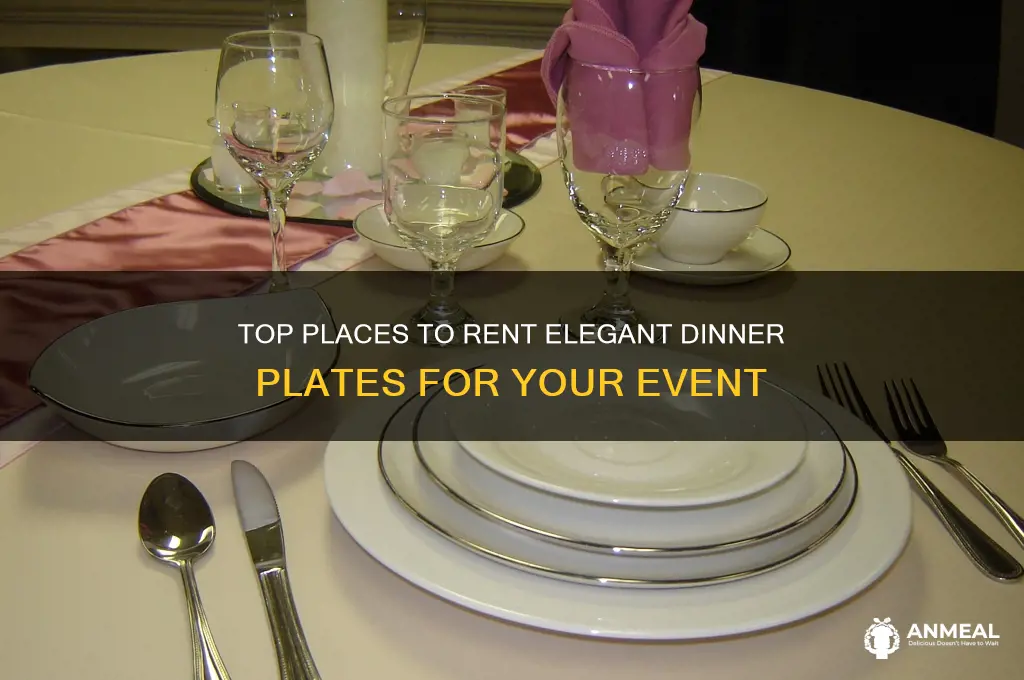 where to hire dinner plates