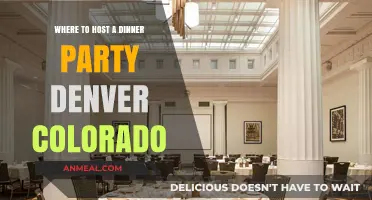 Denver's Top Dinner Party Venues: Unique Spaces for Memorable Gatherings