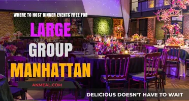 Free Large Group Dinner Event Hosting Spots in Manhattan
