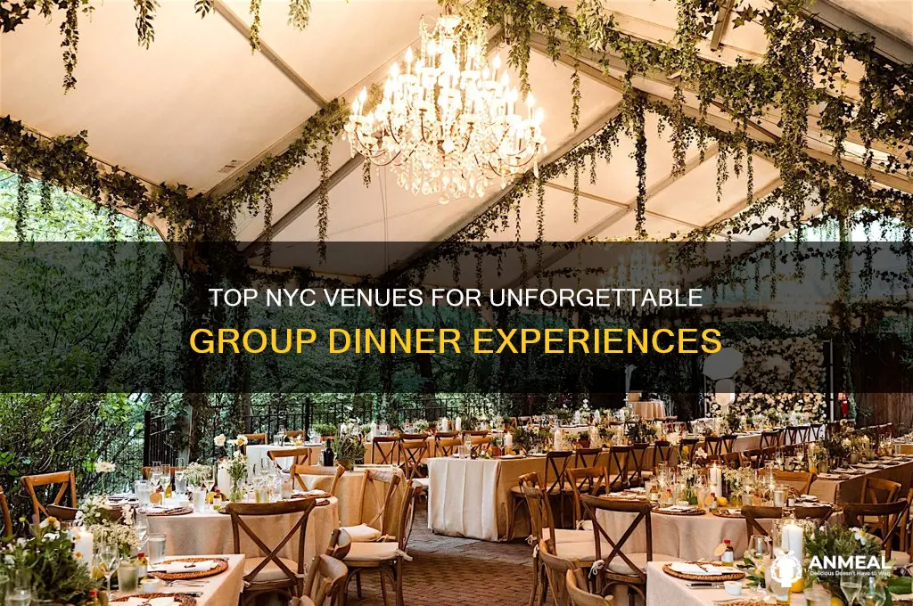 where to host group dinner nyc