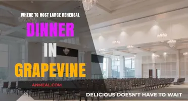 Top Grapevine Venues for Hosting Large Rehearsal Dinners