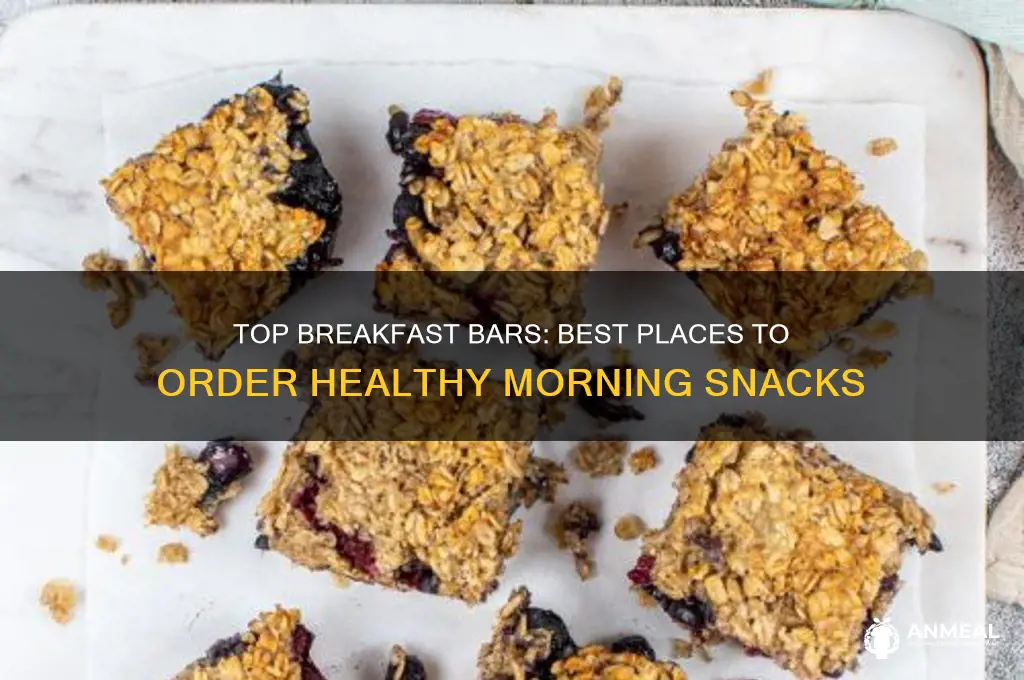 where to order breakfast bars