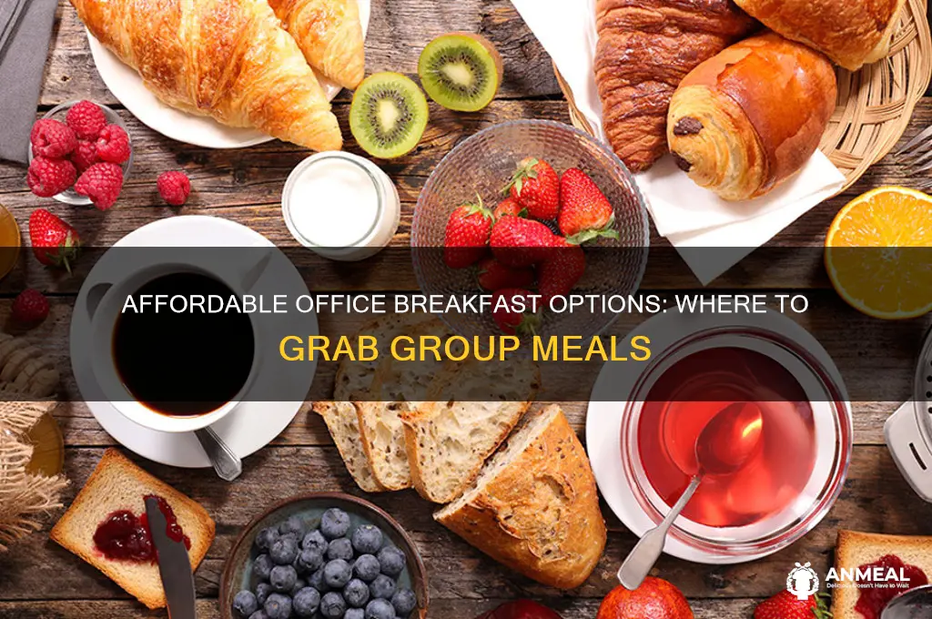 where to pick up cheap group breakfast for the office